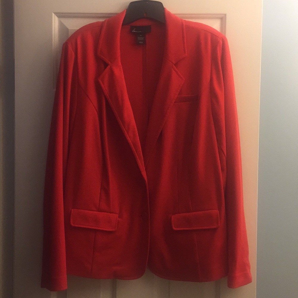 Last Chance! Red Lane Bryant Blazer - Like New